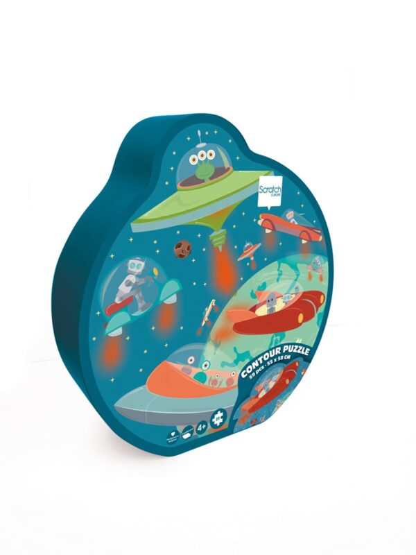 Puzzle 59 Pcs Aventura Espacial Scratch - Imagen 3