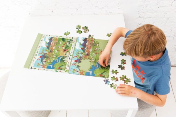 Puzzle Magnético Descubre Dino 80 Pcs Scratch - Imagen 5