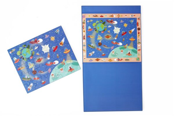 Puzzle Magnético Descubre el Espacio 80 Pcs Scratch - Imagen 3