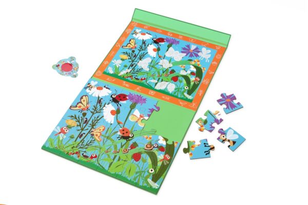 Puzzle Magnético Misterio Insectos 30 Pcs Scratch - Imagen 2