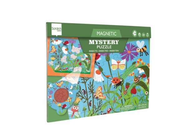 Puzzle Magnético Misterio Insectos 30 Pcs Scratch - Imagen 7