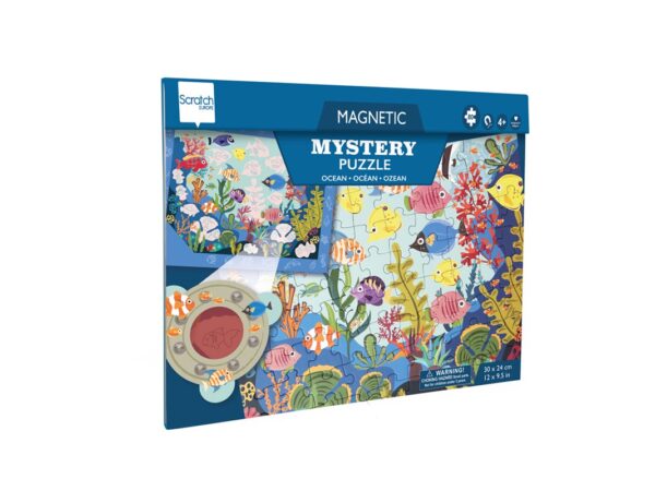 Puzzle Magnético Misterio del Océano 80 Pcs Scratch - Imagen 6