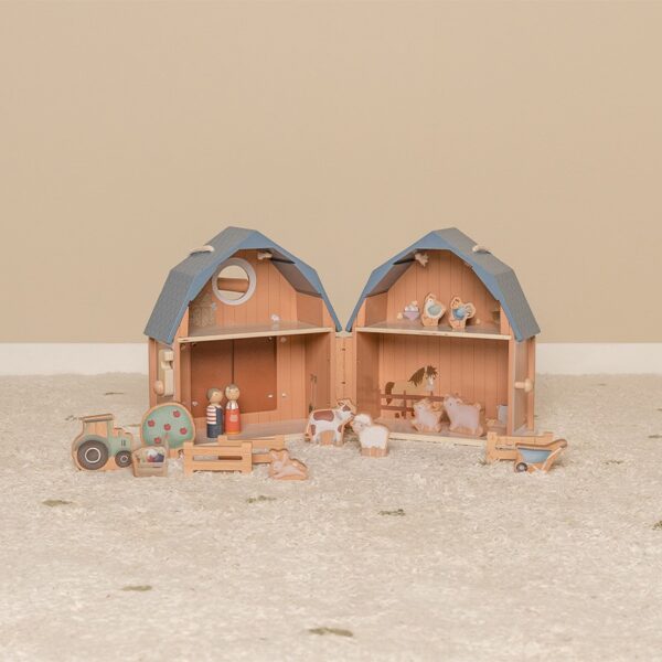Granja Casa de Muñecas Madera Portable FSC Little Dutch - Imagen 4