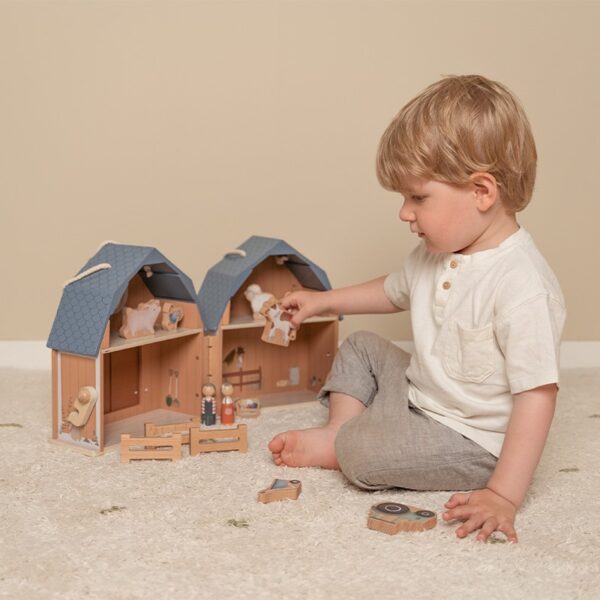 Granja Casa de Muñecas Madera Portable FSC Little Dutch - Imagen 7