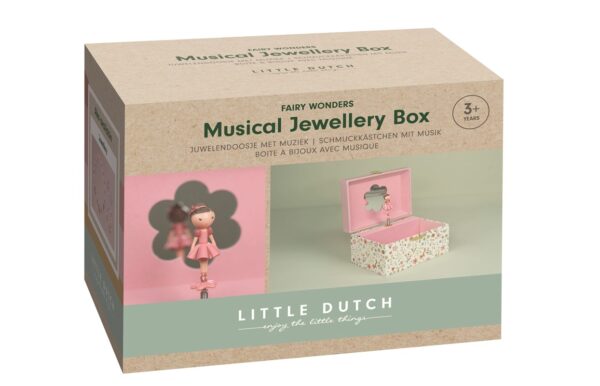 Caja de Música Joyero Rosa Fairy Little Dutch - Imagen 4