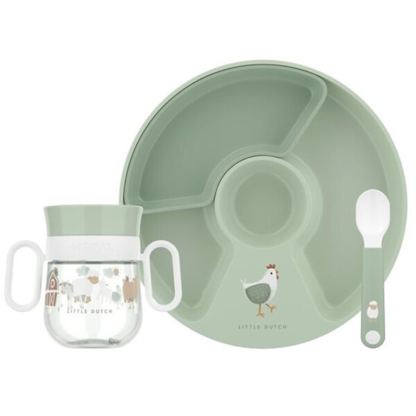 Vajilla bebé Mio 3 Pcs Pequeña Granja Little Dutch