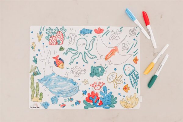 Scribble "Bajo el Mar" 4 rotul. - Imagen 2
