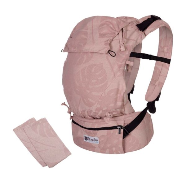 Mochila Portabebés Quokkababy E-Carrier Delicious Pink