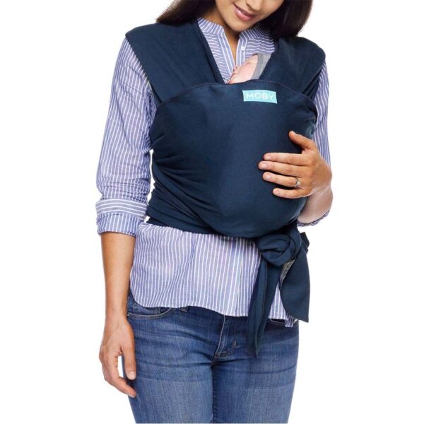 Fular Portabebés Elástico Moby Wrap Classic Midnight - Imagen 3