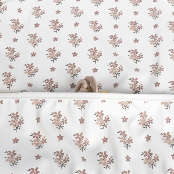 Babero con Mangas Botton Flores - Imagen 4