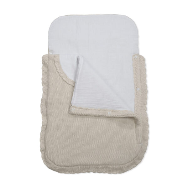Saco Cuco Tricot Beige - Imagen 2