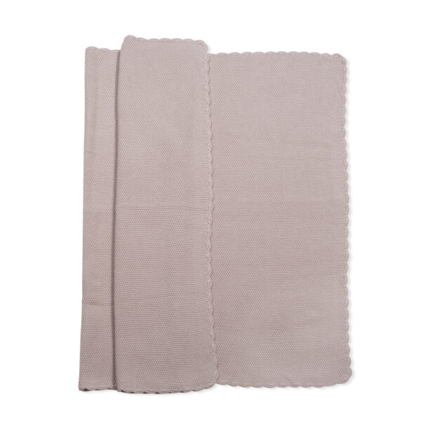 Manta Tricot Rosa - Imagen 2
