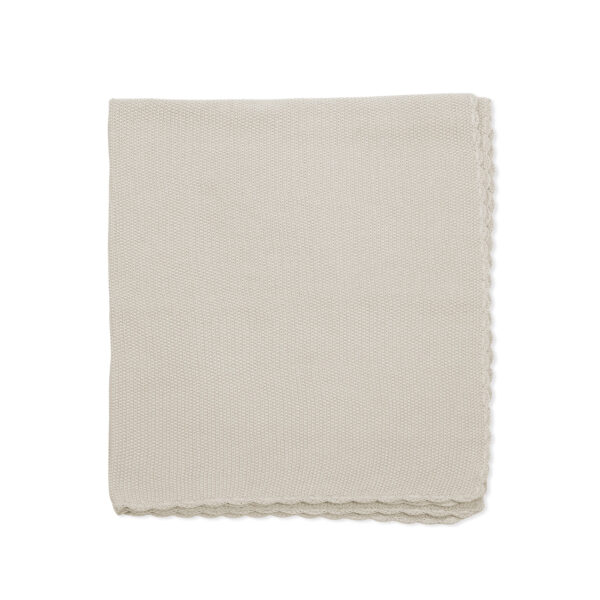Manta Tricot Beige