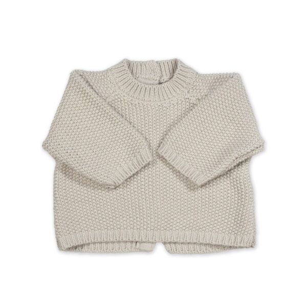 Set Tricot Jersey + Ranita + Body Bámbula Beige 0-1 M 56CM - Imagen 4