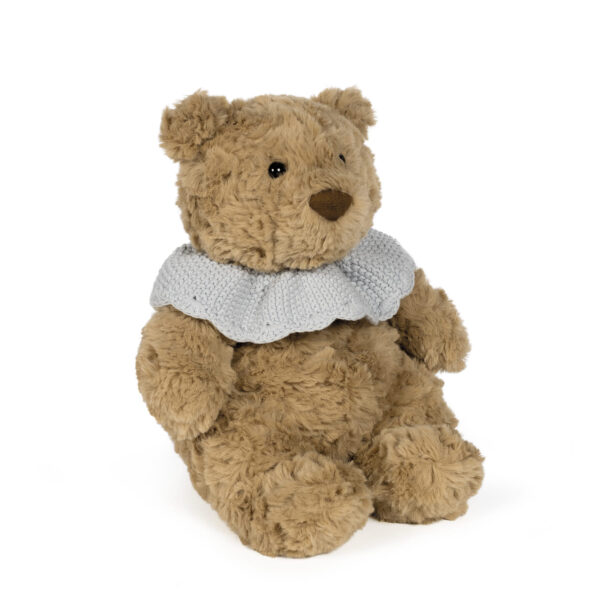 Oso Peluche Tricot Azul - Imagen 2