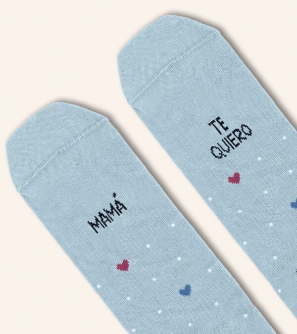 Calcetines "Mamá, te quiero Corazones" T 36-41 - Imagen 3