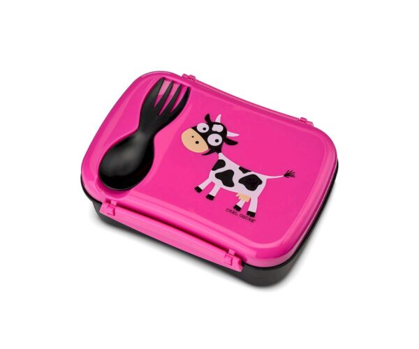 Caja de Almuerzo N'ice Box Kids Vaca Purple Carl Oscar