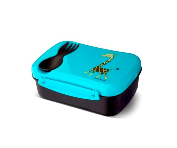 Caja de Almuerzo N'ice Box Kids Jirafa Turquoise Carl Oscar - Imagen 3