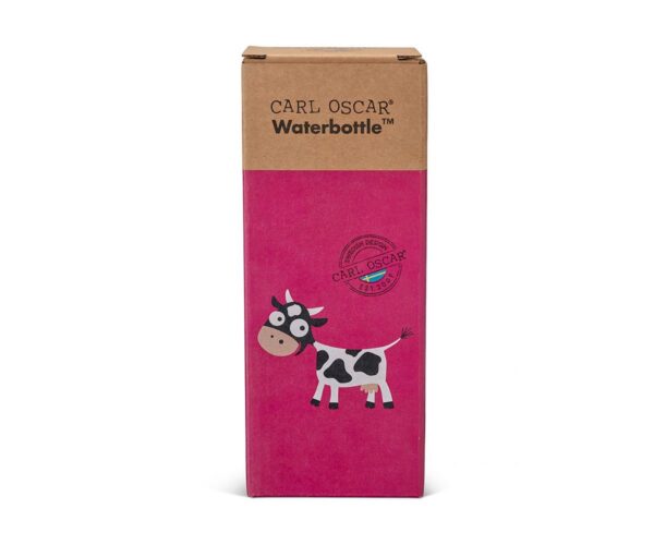Botella Tritán 350ml Vaca Purple Carl Oscar - Imagen 2