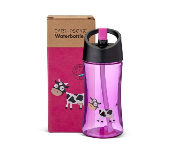 Botella Tritán 350ml Vaca Purple Carl Oscar - Imagen 3