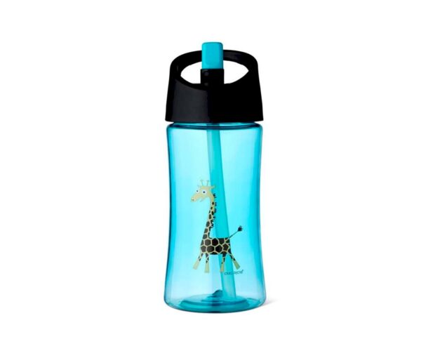 Botella Tritán 350ml Jirafa Turquesa  Carl Oscar