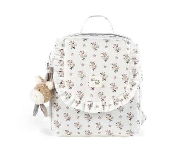 Mochila Infantil Botton Flores Walking Mum