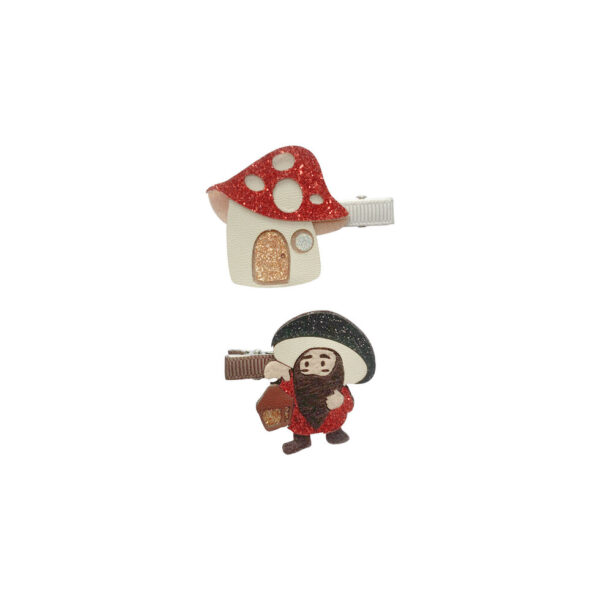 Set de 2 clips Toadstool House
