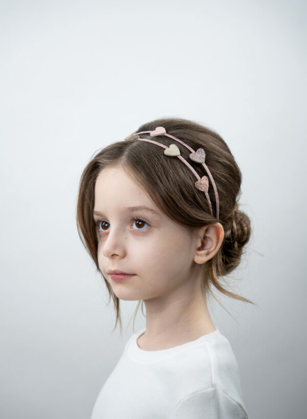 Diadema Alice Darling doble (rosa) - Imagen 2