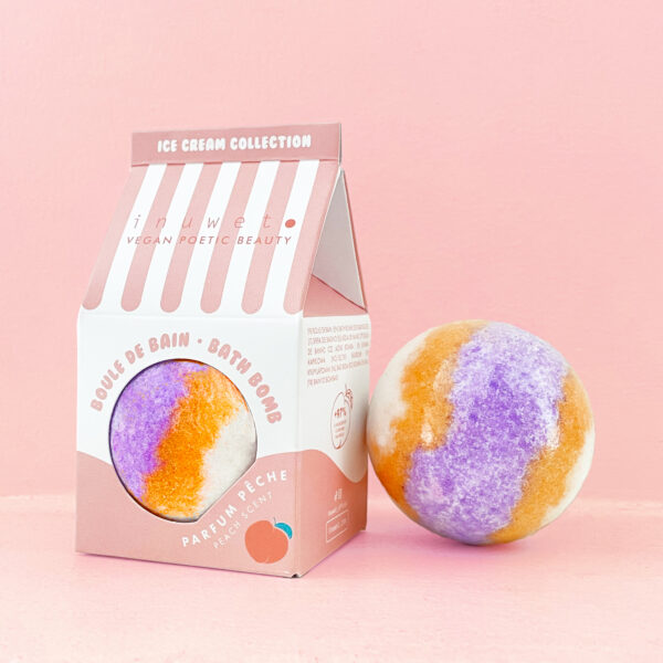 Bomba de baño colección helado - aroma melocotón