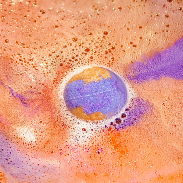 Bomba de baño colección helado - aroma melocotón - Imagen 4
