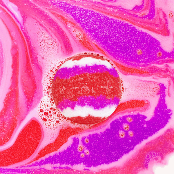 Bomba de baño colección helado - aroma fresa - Imagen 3