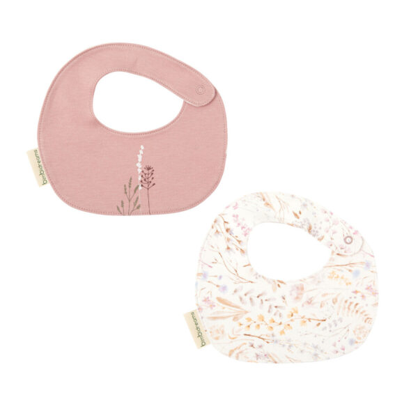 Pack 2 baberos Niza B/Lila Bimbidreams - Imagen 2