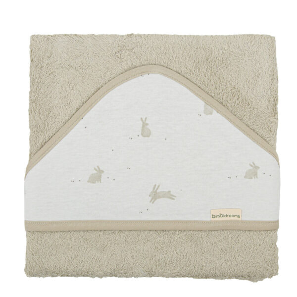 Maxicapa Baño 100X100 Bunny B/Verde Bimbidreams