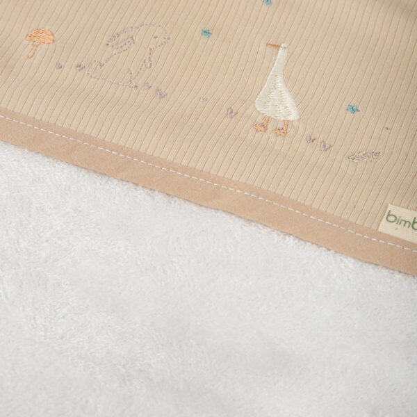 Maxicapa Baño100X100 Happy Forest B/ Lino Bimbidreams - Imagen 2