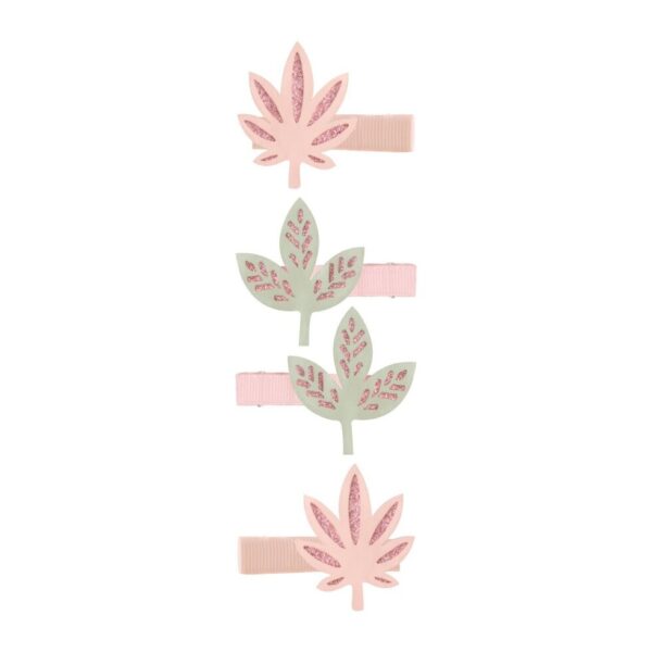 Set de 4 clips Leafs