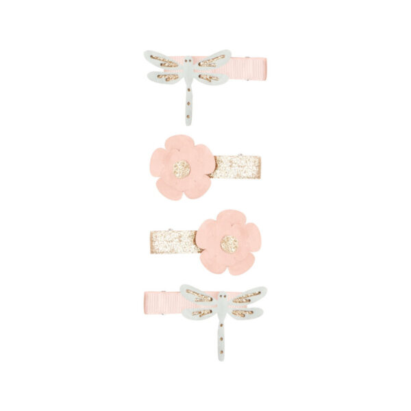 Set de 4 clips Dragonfly