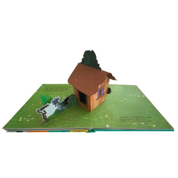 El lobo que dominó sus emociones, libro pop-up - Imagen 2