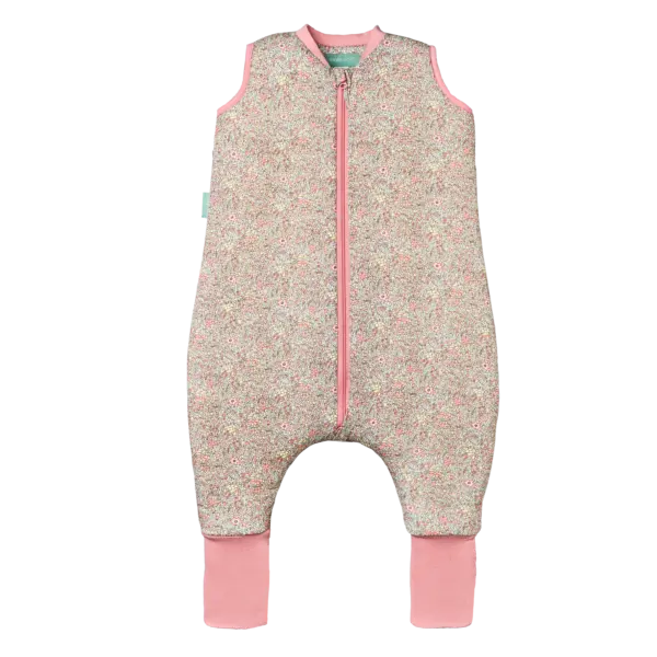 Pijama manta con calcetines antideslizantes - Pastel Floral TOG 2.5