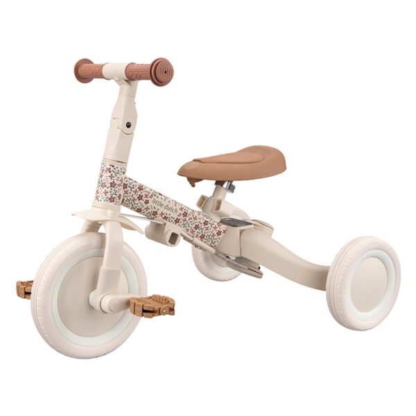 Triciclo con Barra Blanca Little Dutch - Imagen 2