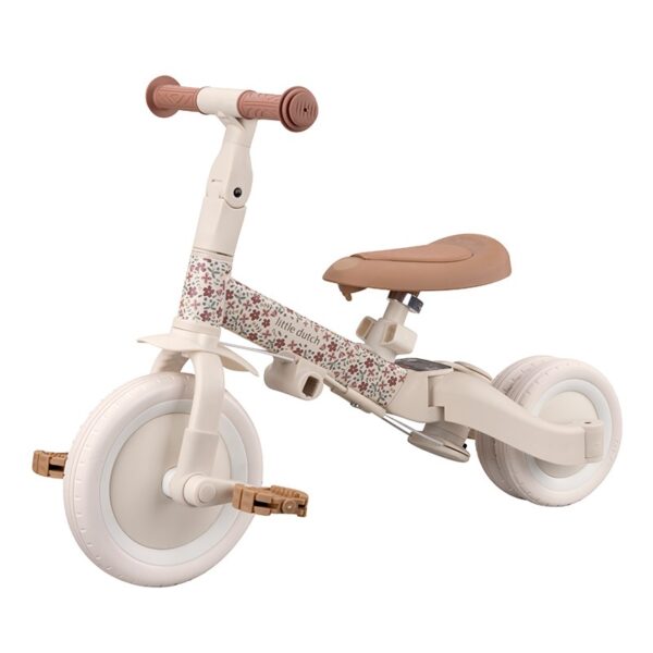 Triciclo con Barra Blanca Little Dutch - Imagen 3