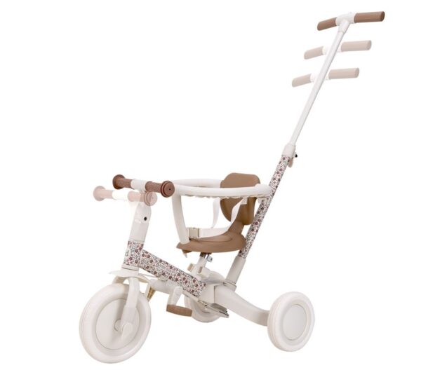 Triciclo con Barra Blanca Little Dutch - Imagen 6