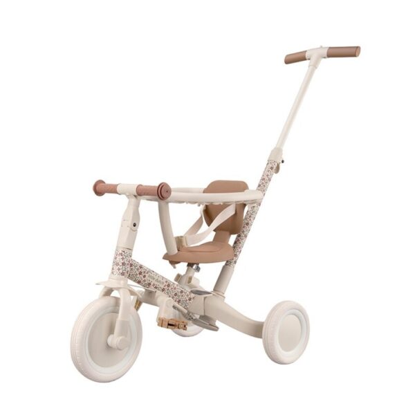 Triciclo con Barra Blanca Little Dutch