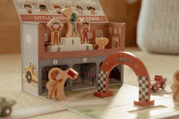 Caja de Juego con Pista de Carreras Little Dutch - Imagen 15