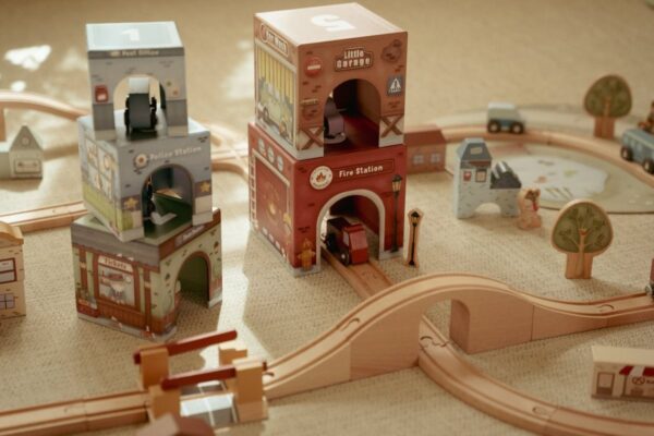 Torre Encajable Ciudad con coches Little Dutch - Imagen 11