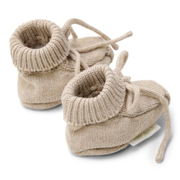Botas de Punto Beige Suave Little Dutch - Imagen 2