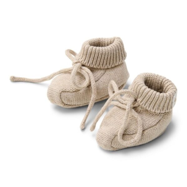 Botas de Punto Beige Suave Little Dutch