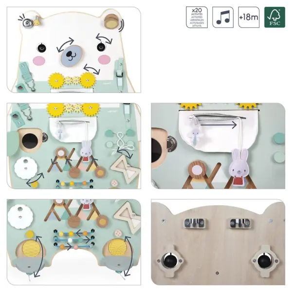 Busy-board osito Pure Janod - Imagen 4