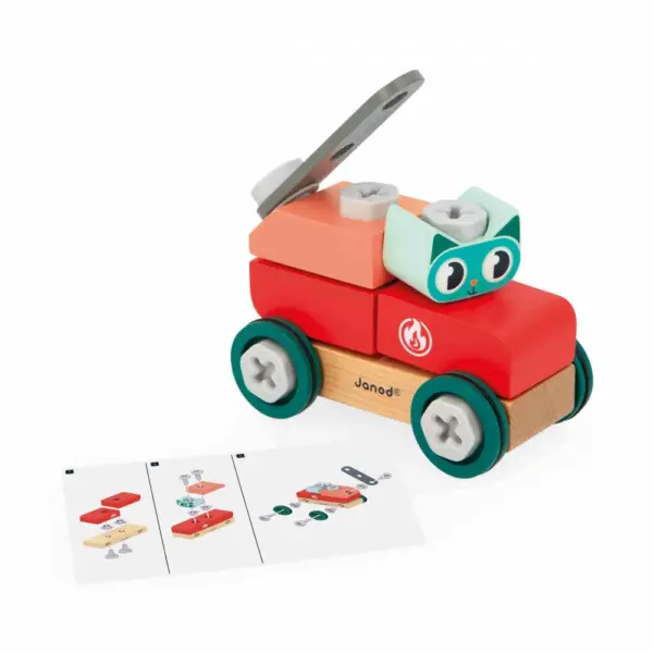Coche Gato Brico'Kids Janod - Imagen 2