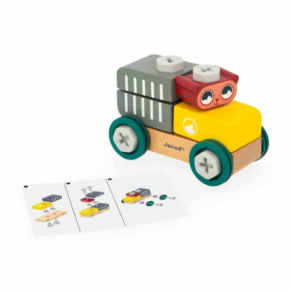 Coche Oso Brico'Kids Janod - Imagen 2