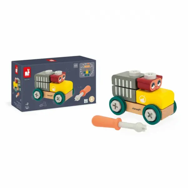 Coche Oso Brico'Kids Janod - Imagen 6